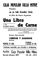 Afiche de obra de teatro