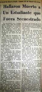 Nota sobre la Muerte de Fernando Alduvino