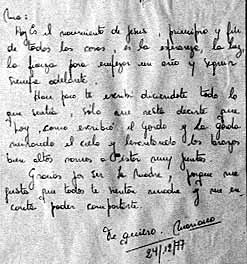 Carta de Mariana