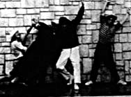 en su primer camping