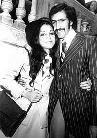 Edmundo e Ileana el d&iacute;a de su casamiento