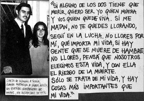 R&oacute;mulo y su esposa Sonia