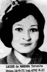 Teresita Leoni Lagger de Marenda 