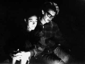 Rolo y Rosita en un fogon