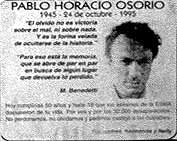 nota sobre la desaparicion de Pablo