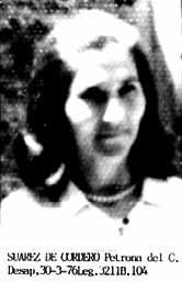   Petrona del C. Suarez de Cordero
