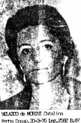 Catalina Martha Velazco de Morini 