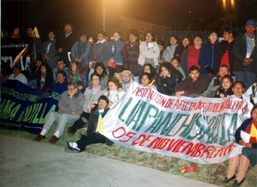 Familiares de V&iacute;ctimas de Violencia Pol&iacute;tica en Colombia